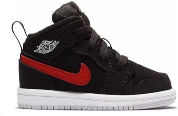 (Toddler) Air Jordan 1 Mid 'Red Blue Swoosh' 640735-065 Order (Toddler) Air Jordan 1 Mid 'Red Blue Swoosh' 640735-065