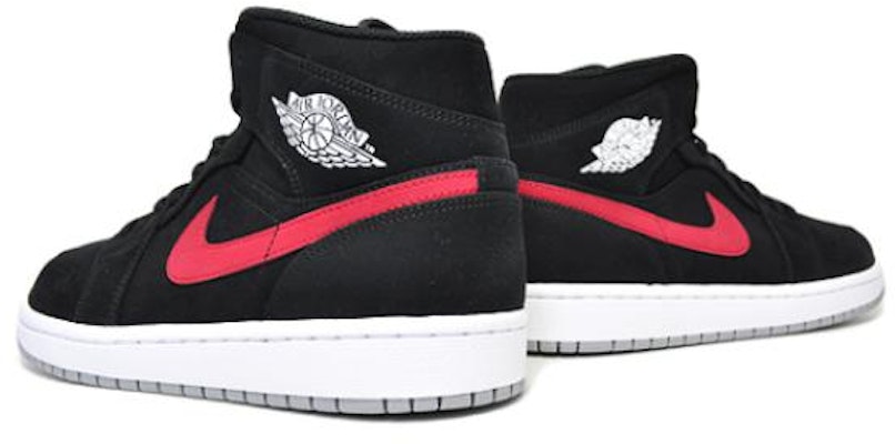 (TD) Air Jordan 1 Mid 'Rojo Azul Swoosh' 640735-065 Lookbook (TD) Air Jordan 1 Mid 'Rojo Azul Swoosh' 640735-065