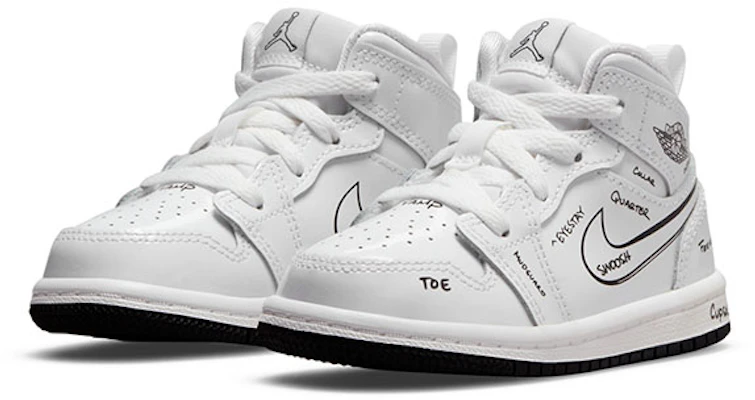 (TD) Air Jordan 1 Mid 'Esquemático' DQ1865-100 Lookbook (TD) Air Jordan 1 Mid 'Esquemático' DQ1865-100