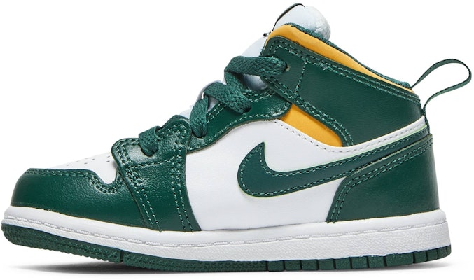 (Toddler) Air Jordan 1 Mid 'Sonics' 640735-371 Lookbook (Toddler) Air Jordan 1 Mid 'Sonics' 640735-371