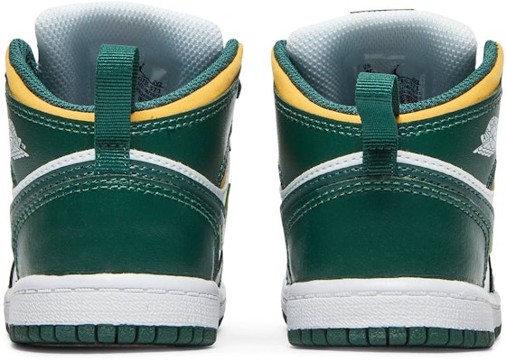 (Toddler) Air Jordan 1 Mid 'Sonics' 640735-371 Details for (Toddler) Air Jordan 1 Mid 'Sonics' 640735-371
