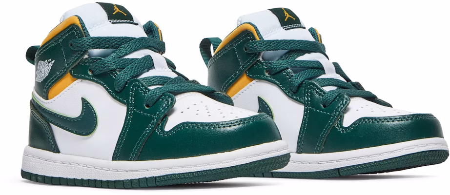 (Toddler) Air Jordan 1 Mid 'Sonics' 640735-371 Cheap (Toddler) Air Jordan 1 Mid 'Sonics' 640735-371