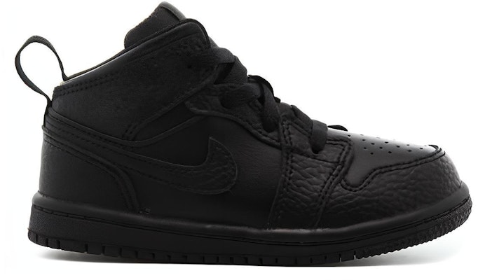(Toddler) Air Jordan 1 Mid 'Triple Black' 640735-090 Order (Toddler) Air Jordan 1 Mid 'Triple Black' 640735-090