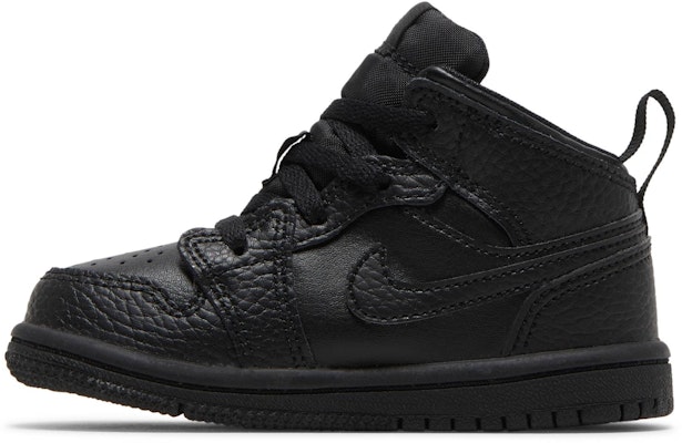 (TD) Air Jordan 1 Mid 'Hitam Triple' 640735-091 Lookbook (TD) Air Jordan 1 Mid 'Hitam Triple' 640735-091