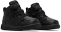 Cheap (TD) Air Jordan 1 Mid 'Hitam Triple' 640735-091