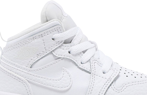 (TD) 에어 조던 1 미드 '올 화이트' 640735-130 Order (TD) 에어 조던 1 미드 '올 화이트' 640735-130