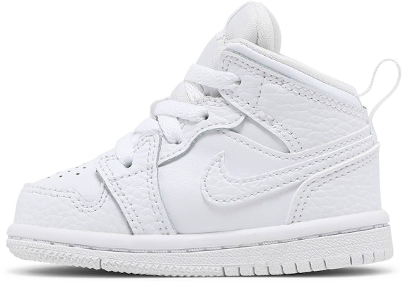 (TD) 에어 조던 1 미드 '올 화이트' 640735-130 Lookbook (TD) 에어 조던 1 미드 '올 화이트' 640735-130