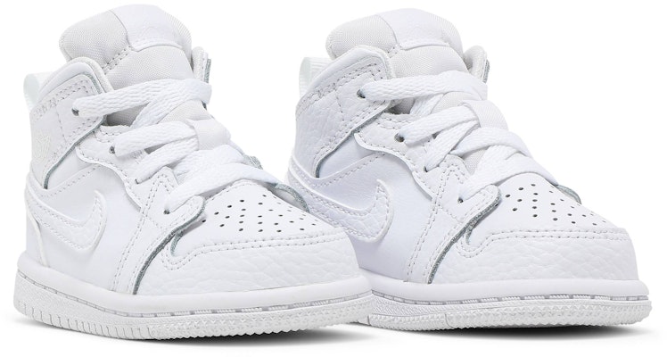 (TD) 에어 조던 1 미드 '올 화이트' 640735-130 Cheap (TD) 에어 조던 1 미드 '올 화이트' 640735-130