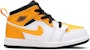 (TD) Air Jordan 1 Mid 'University Gold' Emas Universiti 640735-170