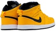 Shop (Kanak-kanak) Air Jordan 1 Mid 'University Gold' 640735-700