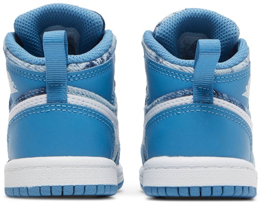 (TD) Air Jordan 1 Mid 'Washed Denim' Blue Patrol Indonesia DM8950-400 Details for (TD) Air Jordan 1 Mid 'Washed Denim' Blue Patrol Indonesia DM8950-400