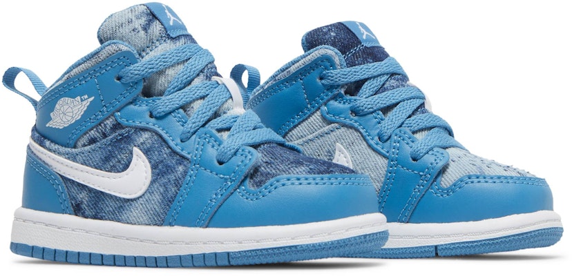 (TD) Air Jordan 1 Mid 'Washed Denim' Blue Patrol Indonesia DM8950-400 Cheap (TD) Air Jordan 1 Mid 'Washed Denim' Blue Patrol Indonesia DM8950-400
