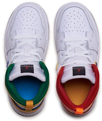 (TD) Air Jordan 1 Mid '白色法院紫水鸭' 640735-128 Lookbook (TD) Air Jordan 1 Mid '白色法院紫水鸭' 640735-128