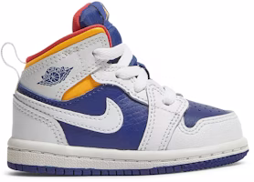 (Infant) Air Jordan 1 Mid 'White Deep Royal Blue' 640735-131 (Infant) Air Jordan 1 Mid 'White Deep Royal Blue' 640735-131