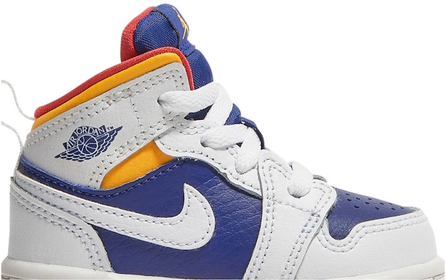 (嬰兒) Air Jordan 1 Mid '白深皇家藍' 640735-131 Order (嬰兒) Air Jordan 1 Mid '白深皇家藍' 640735-131