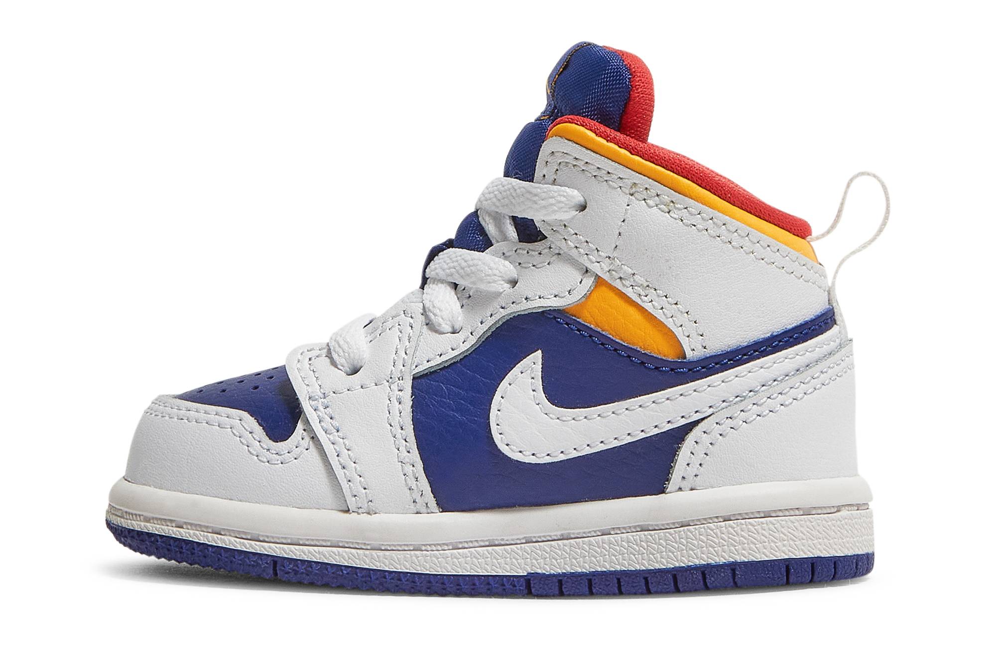 Lookbook (TD) Air Jordan 1 Mid 'Putih Deep Royal Biru' 640735-131