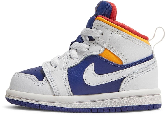 (嬰兒) Air Jordan 1 Mid '白深皇家藍' 640735-131 Lookbook (嬰兒) Air Jordan 1 Mid '白深皇家藍' 640735-131