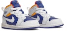 Cheap (嬰兒) Air Jordan 1 Mid '白深皇家藍' 640735-131