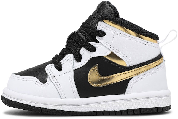 (TD) Air Jordan 1 Mid 'Putih Emas' 640735-190 Lookbook (TD) Air Jordan 1 Mid 'Putih Emas' 640735-190