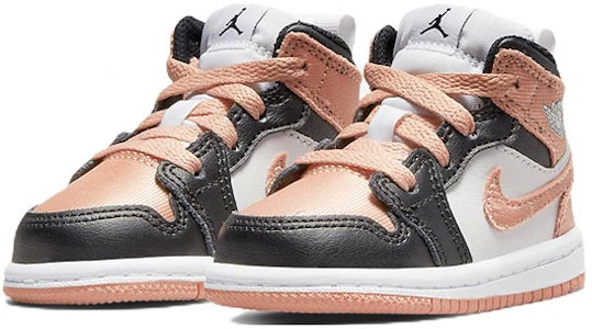 (TD) Air Jordan 1 Mid "白色浅根红" DM9079-108 Lookbook (TD) Air Jordan 1 Mid "白色浅根红" DM9079-108