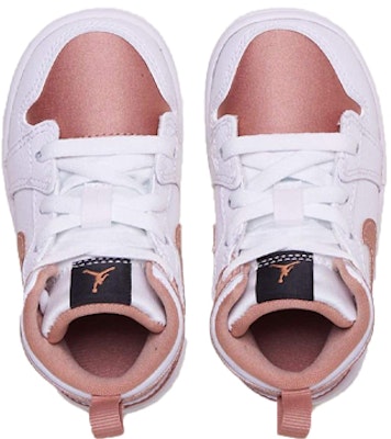 (TD) Air Jordan 1 Mid 'Putih Rose Gold' 644507-190 Lookbook (TD) Air Jordan 1 Mid 'Putih Rose Gold' 644507-190