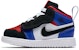 (TD) Air Jordan 1 Mid ALT 'Hitam Biru Merah' AR6352-124