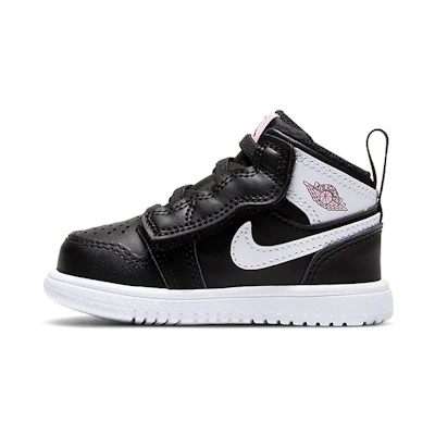 (TD) Jordan 1 Mid Alt 'Black White Pink'