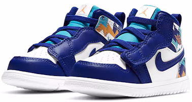 Lookbook (幼童) Air Jordan 1 Mid ALT '幾何印花' AT4613-105