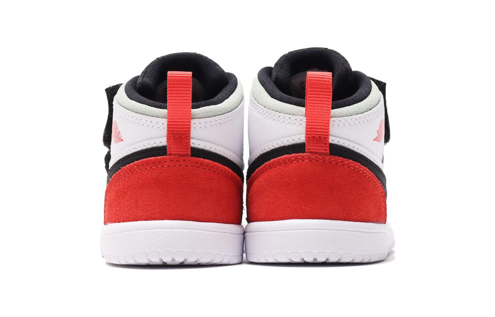 Lookbook (幼童) Air Jordan 1 Mid ALT '紅黑鞋頭' AR6352-100