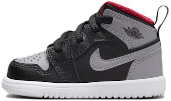 (Toddler) Air Jordan 1 Mid ALT Black Fire Red White Cement Grey DR9744-006 (Toddler) Air Jordan 1 Mid ALT Black Fire Red White Cement Grey DR9744-006