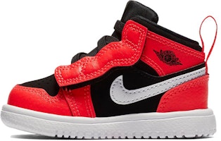 (Toddler) Air Jordan 1 MID ALT Retro Mid-Top Basketball Shoes Black Red AR6352-061 (Toddler) Air Jordan 1 MID ALT Retro Mid-Top Basketball Shoes Black Red AR6352-061