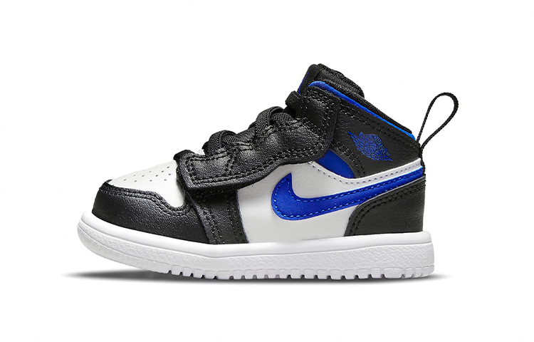 Buy TD嬰兒 Air Jordan 1 Mid Alt 解構式 中筒籃球鞋 黑白藍拼色