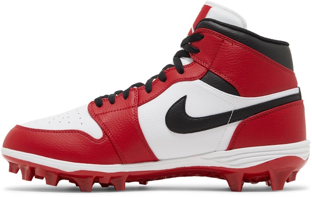 Air Jordan 1 Mid Cleat 2023 'Chicago' Lelaki FJ6805-106 Lookbook Air Jordan 1 Mid Cleat 2023 'Chicago' Lelaki FJ6805-106