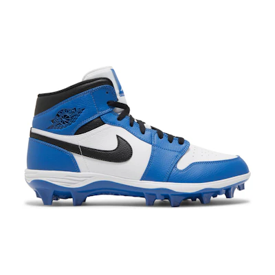 Jordan 1 Mid Cleat 'White Black Royal'