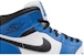 Air Jordan 1 Mid Cleat 'Putih Hitam Biru Diraja' FJ6805-104