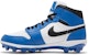Air Jordan 1 Mid Cleat 'Putih Hitam Biru Diraja' FJ6805-104
