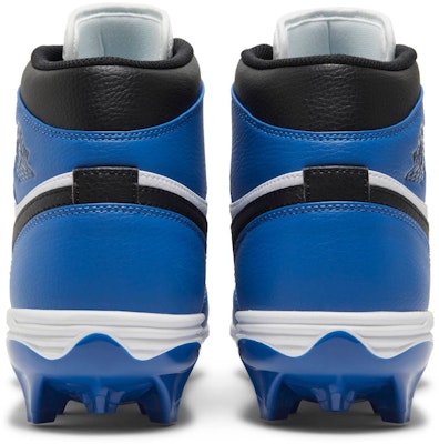 Air Jordan 1 Mid Cleat 'Putih Hitam Biru Diraja' FJ6805-104 Details for Air Jordan 1 Mid Cleat 'Putih Hitam Biru Diraja' FJ6805-104