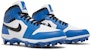 Air Jordan 1 Mid Cleat 'Putih Hitam Biru Diraja' FJ6805-104