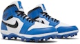 Cheap Air Jordan 1 Mid Cleat 'Putih Hitam Biru Diraja' FJ6805-104