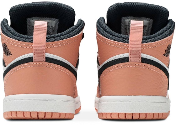 (TD) Air Jordan 1 Mid GT 'Pink Quartz' Wanita 644507-603 Details for (TD) Air Jordan 1 Mid GT 'Pink Quartz' Wanita 644507-603