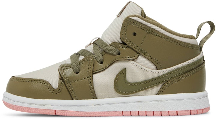 (TD) Air Jordan 1 Mid GT 'Trooper Bleached Coral' Lelaki Wanita Sneakers 644507-225 Lookbook (TD) Air Jordan 1 Mid GT 'Trooper Bleached Coral' Lelaki Wanita Sneakers 644507-225
