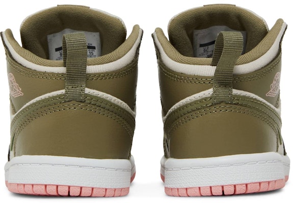 (TD) Air Jordan 1 Mid GT 'Trooper Bleached Coral' Lelaki Wanita Sneakers 644507-225 Details for (TD) Air Jordan 1 Mid GT 'Trooper Bleached Coral' Lelaki Wanita Sneakers 644507-225