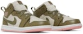 (TD) Air Jordan 1 Mid GT 'Trooper Bleached Coral' Lelaki Wanita Sneakers 644507-225