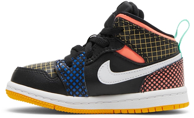 (嬰幼兒) Air Jordan 1 Mid MMD 'Multi Grid' DC4091-001 Lookbook (嬰幼兒) Air Jordan 1 Mid MMD 'Multi Grid' DC4091-001