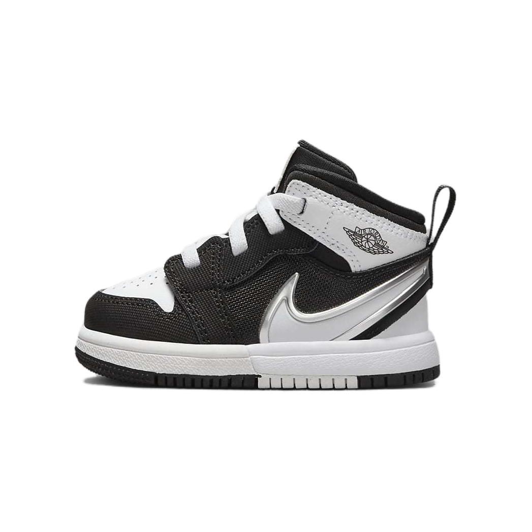(Toddler) Air Jordan 1 Mid RM EasyOn &#x27;Black White&#x27; FQ1283-001