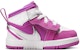 (Toddler) Air Jordan 1 Mid RM EasyOn 'Fire Pink' FQ1283-601