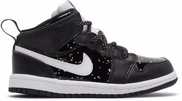(Infant) Air Jordan 1 Mid SE 'Black Glitter' AV5172-001