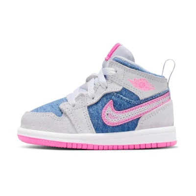(TD) Jordan 1 Mid SE 'Denim Sequin'