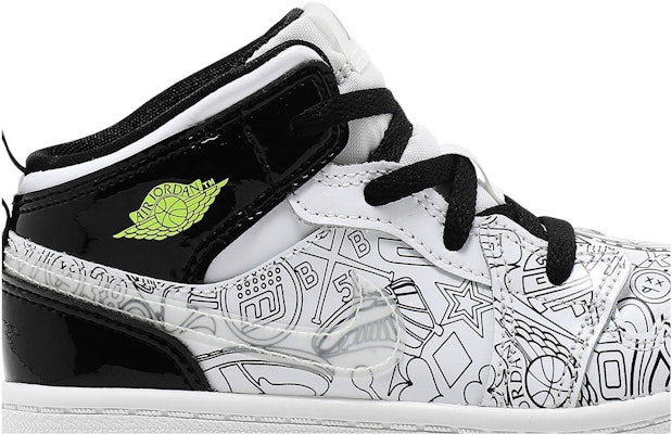 (TD) Air Jordan 1 Mid SE 'DIY' 手绘款 DC4097-100 Order (TD) Air Jordan 1 Mid SE 'DIY' 手绘款 DC4097-100