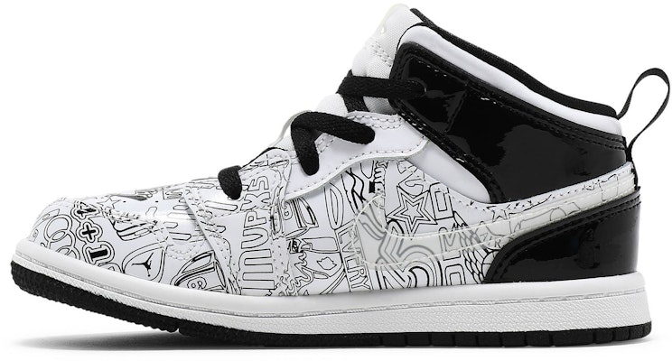(Toddler) Air Jordan 1 Mid SE 'DIY' DC4097-100 Lookbook (Toddler) Air Jordan 1 Mid SE 'DIY' DC4097-100